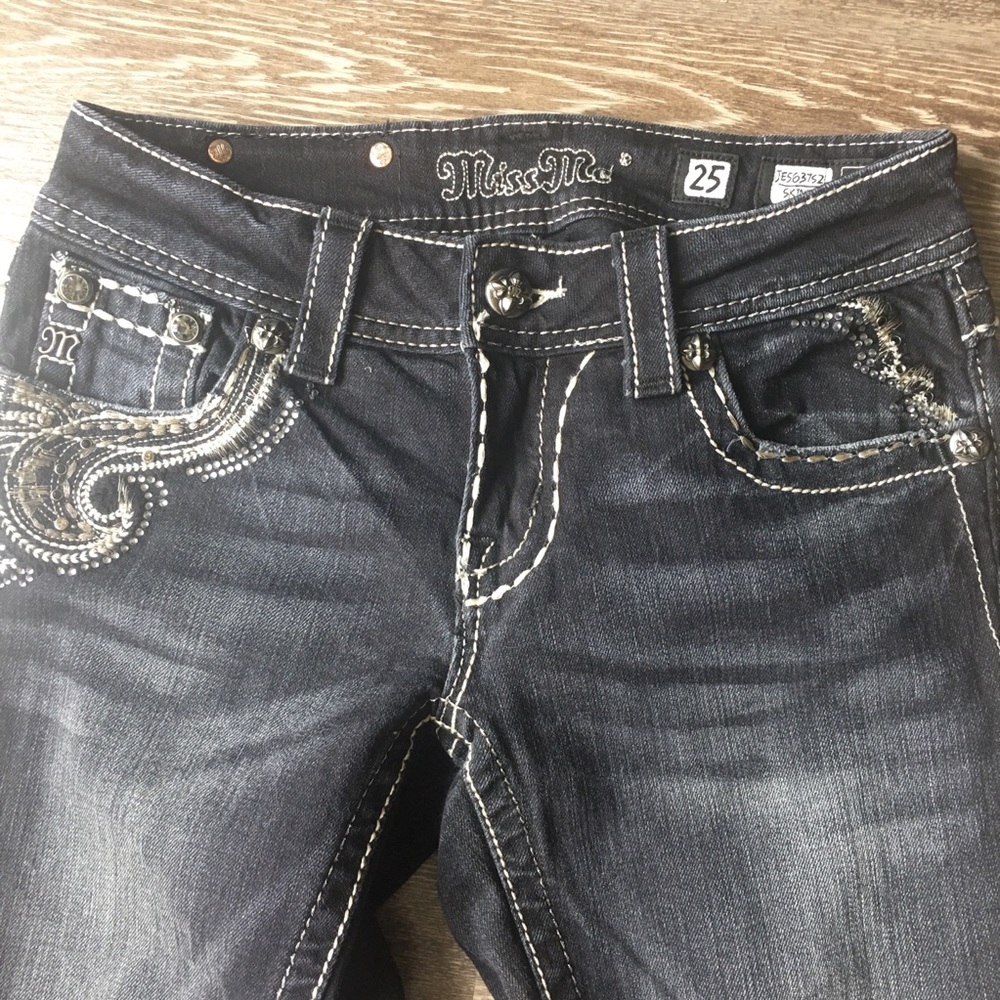 Miss Me Black Skinny Jeans